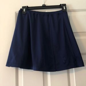 Prince navy tennis skirt